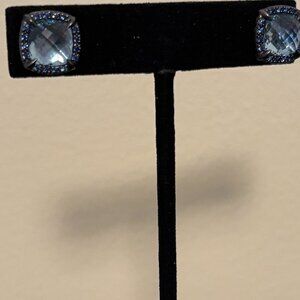 David Yurman Blue Topaz Earings